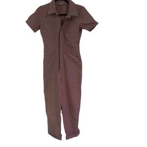 BDG Outfitters XS coveralls pink shirt sleeve